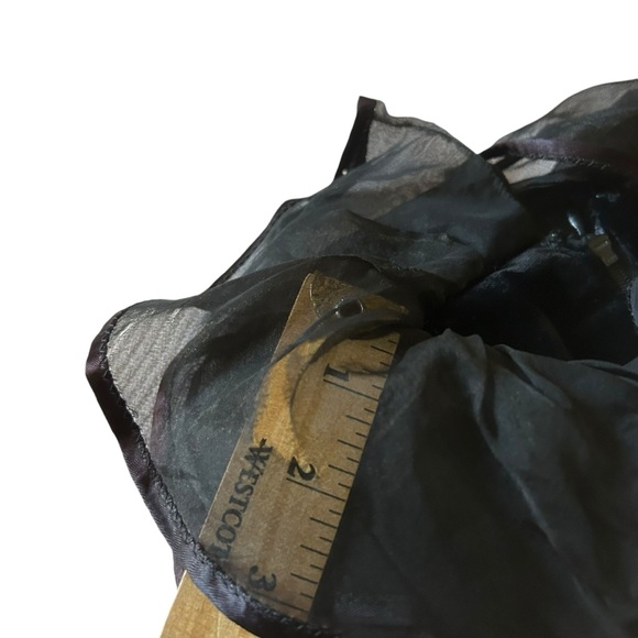 Nina ricci Vintage black long maxi dress size 4/6 velvet dress whimsigoth moody - Picture 14 of 16